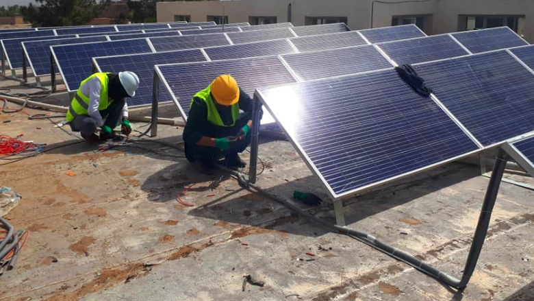 Data Center Solar Installation